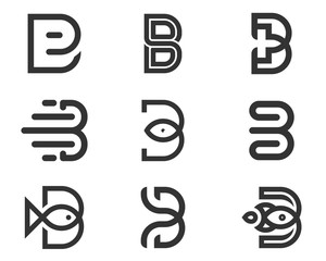 B Logotype Vector Designs