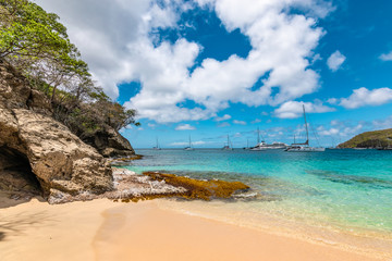 Princess Margaret beach, Bequia, St Vincent and the Grenadines - obrazy, fototapety, plakaty