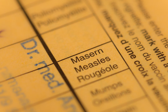 Impfbuch: Masern-Impfung