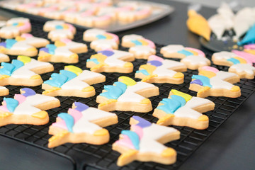 Sugar cookies with royal icing