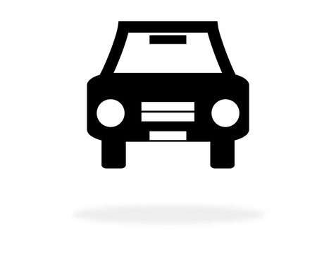 Auto als Symbol f&uuml;r Verkehr
