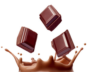 chocolate milk drink splash glass straw