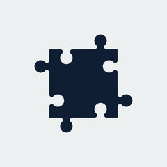 Obraz premium Puzzle icon.Vector Illustration
