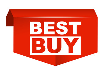 red vector banner best buy