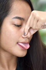 Stinky Young Minority Female