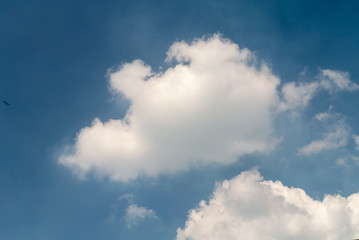 blue sky with white clouds