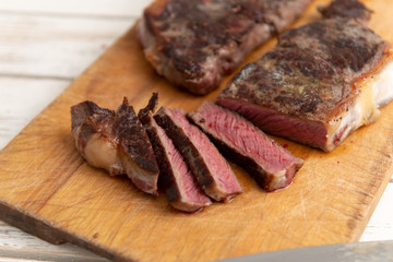  Loin Steaks Cut in Middle 
