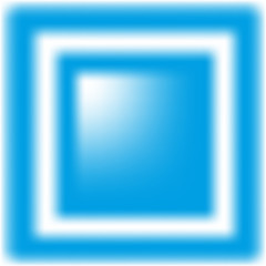 White-blue square from a mesh gradient