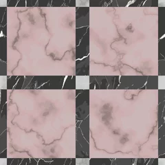 Stoff pro Meter Marble Vector Texture Luxury Check Seamless Pattern © kronalux