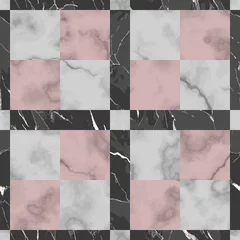 Rugzak Marble Vector Texture Luxury Check Seamless Pattern © kronalux