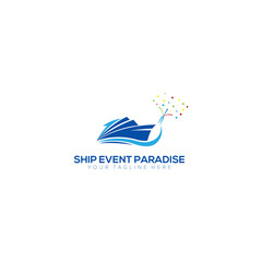 Ship Event Party Logo Design