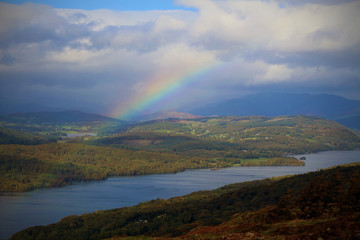 Rainbow in Hills