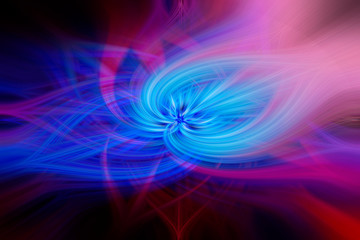 Beautiful abstract art. Colorful space world