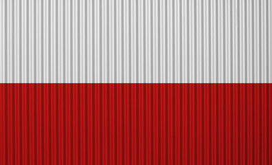 Fahne von Polen auf Textur