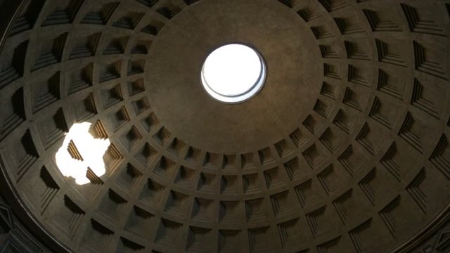 Inside view of Pantheon, Rome, Italy