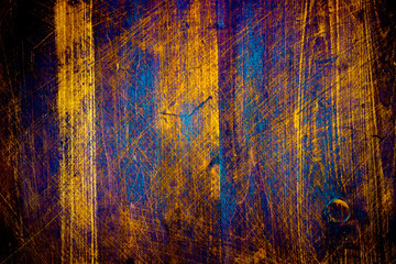 Wood brown natural background texture high quality close-up . vintage color with deep scratches .