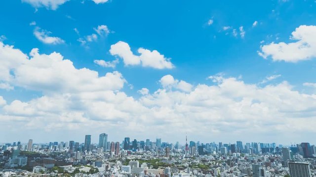 4K・東京風景・タイムラプス