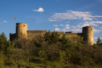 Fototapeta na wymiar medieval castle in georgia