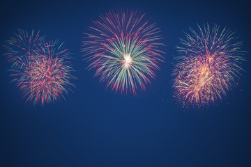 colorful fireworks