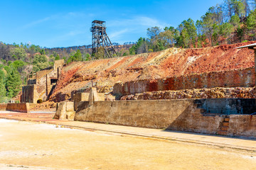 Ruins of the mine of the Peña of Hierro mine