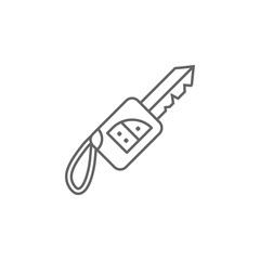 Car key, car icon. Element of auto service icon. Thin line icon for website design and development, app development. Premium icon