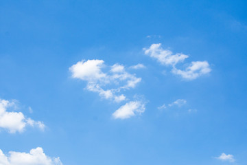 beautiful blue sky at sunny day. soft focus.