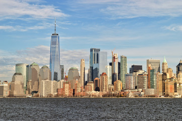 Fototapeta na wymiar View of Lower Manhattan.