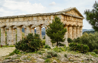 Römischer Tempel Segesta Sizilien