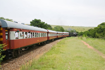 Obraz premium train at the station