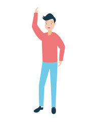 man avatar casual clothes