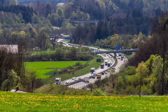 Autobahn A96 Verkehr
