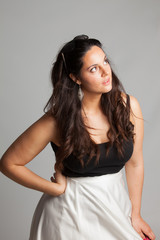 Fototapeta premium Modelo joven de tallas grandes