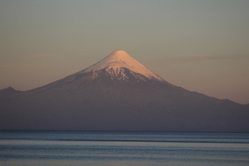 volcan en la patagonia 
