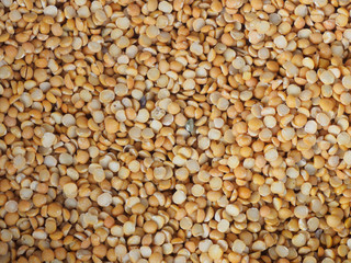 Yellow crushed peas, Kochi, Kerala, India