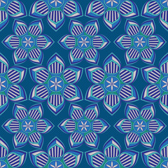 Abstract floral vector illustration.