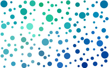 Light Blue, Green vector  background with spots.