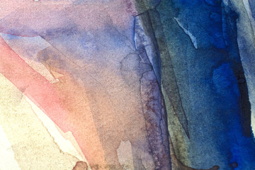 Fototapeta premium abstract hand drawn watercolor background, raster illustration