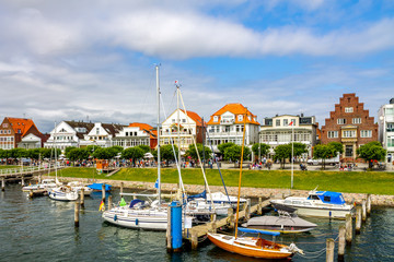 Fototapeta na wymiar Hafen von Travemünde, Lübeck, Deutschland 