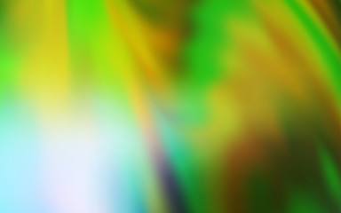 Light Green, Yellow vector abstract blurred background.