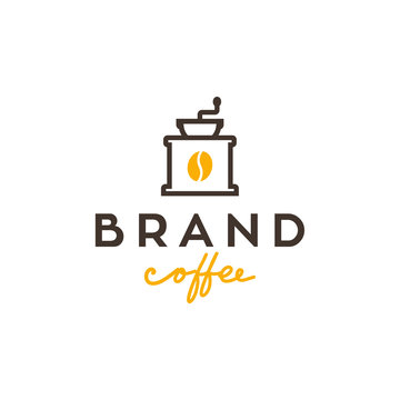 coffee roaster vector logo design