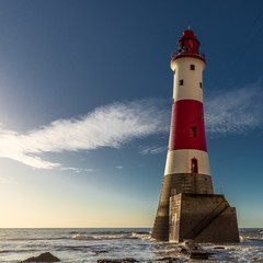 BEACHY HEAD LIGHTHOUSE AT SUNRISE