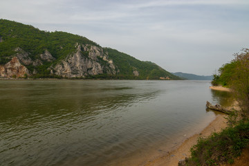 The Danube river in Serbia