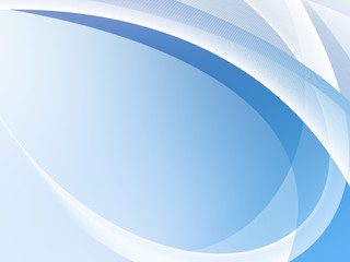 Elegant Abstract Blue Wave Background