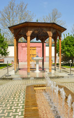 Gardens of the world, oriental garden pavilion with fountain, Berlin