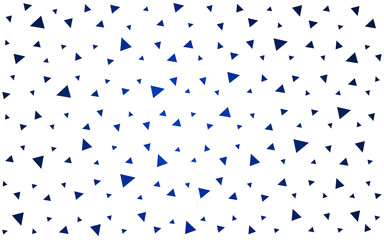 Fototapeta na wymiar DARK BLUE vector triangle mosaic background.