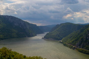 The Danube river in Serbia