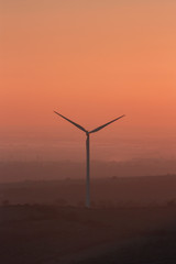 An image of amazing wind turbine with beautiful sky