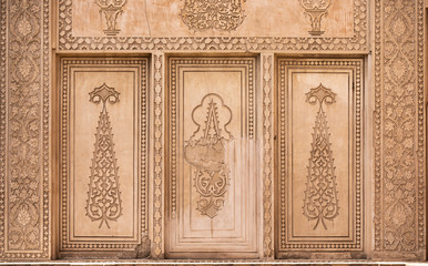 pattern on a wall in Iran