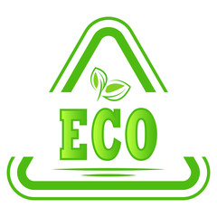 Eco green vector. Eco friendly icon. Packaging Eco Green symbol. Green Environmentally. vector icons, natural, bio, Eco, Bio, Organic. brand
