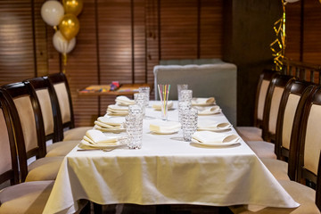table set for dinner